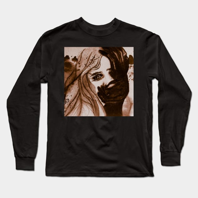 Fear Long Sleeve T-Shirt by teenamarie23art